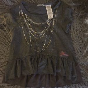 Guess Jean little girls size 4 shirt